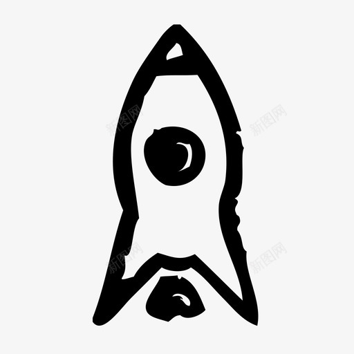 火箭商业公司图标svg_新图网 https://ixintu.com 公司 创业 办公室 商业 工作 火箭 粗略