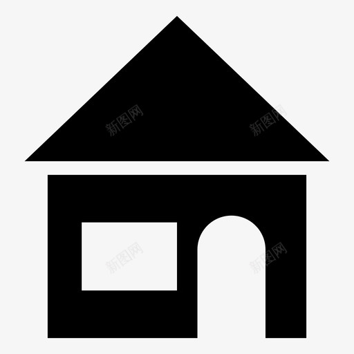 建筑城市商业图标svg_新图网 https://ixintu.com 住宅 商业 城市 建筑 建筑房地产雕文图标 房地产