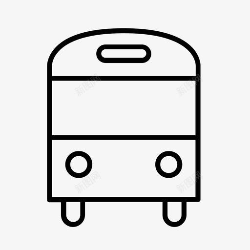 公共汽车长途汽车公路图标svg_新图网 https://ixintu.com 交通 公共汽车 公路 长途汽车