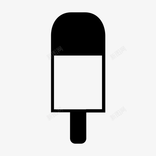 冰激凌棒冷的甜点图标svg_新图网 https://ixintu.com 冰棒的 冰激凌棒 冷冻的 冷的 甜点 甜的