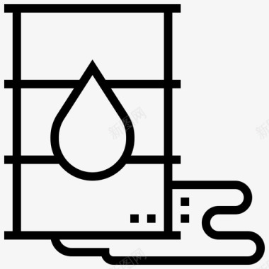 石油油桶燃料图标图标