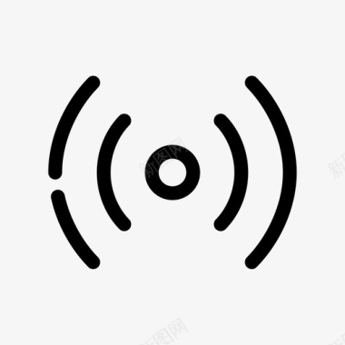 无线信号连接互联网信号图标图标