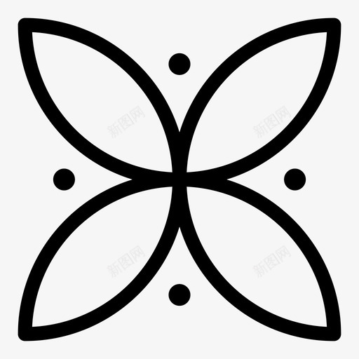 花卉图案图案和网格图标svg_新图网 https://ixintu.com 图案和网格 花卉图案