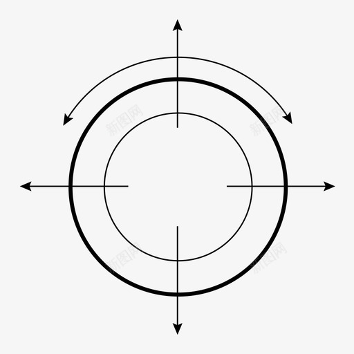 控制器按钮方向图标svg_新图网 https://ixintu.com 导航 按钮 控制器 方向 界面