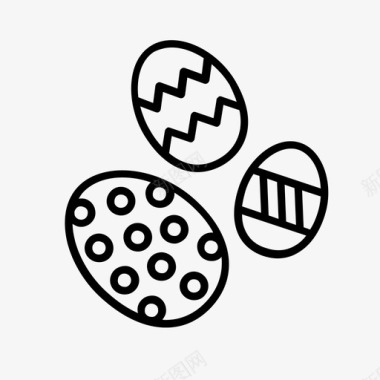 复活节彩蛋工艺品装饰图标图标