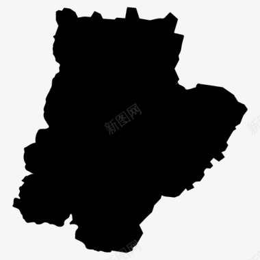 布拉干纳区布拉干卡区地图图标图标