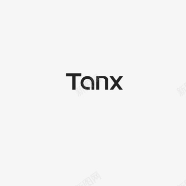tanx英文字体图标