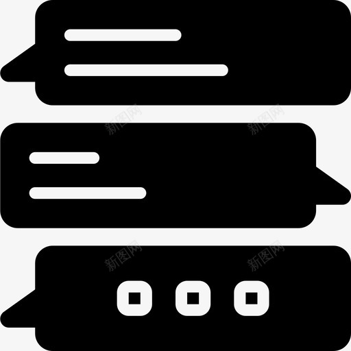 对话聊天交流对话图标svg_新图网 https://ixintu.com smashicons对话2固体 交流 对话 对话聊天 讨论