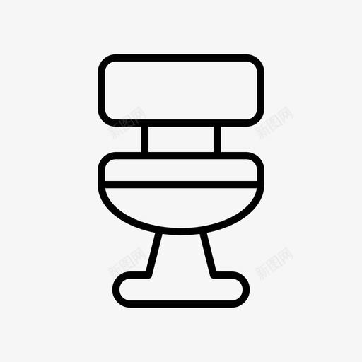 闭水浴室盥洗室图标svg_新图网 https://ixintu.com 卫生间 浴室 盥洗室 闭水