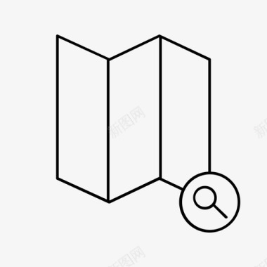 地图街道地图导航图标图标