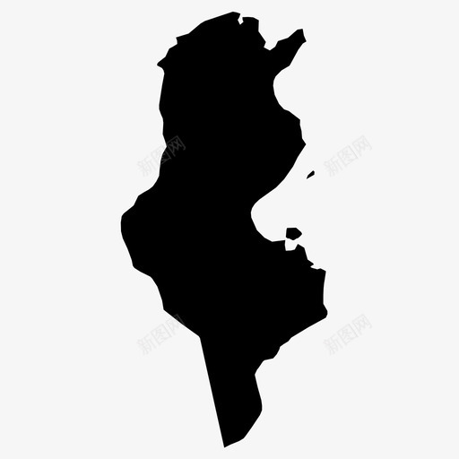 突尼斯非洲国家图标svg_新图网 https://ixintu.com 世界各国 国家 地图 突尼斯 非洲