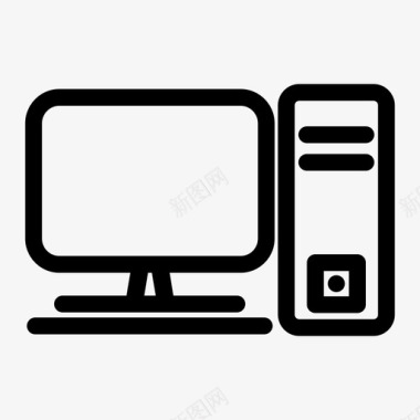电脑套件电脑显示器电脑萤幕图标图标