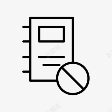 笔记本区块议程记事本图标图标