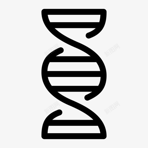 dna生物学遗传学图标svg_新图网 https://ixintu.com dna 人类 生物学 科学 遗传学