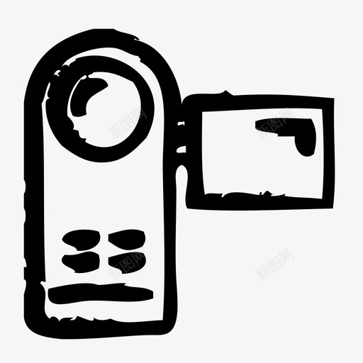 采购产品摄像机设备电子图标svg_新图网 https://ixintu.com 小工具 电子 硬件 草图 设备 采购产品摄像机