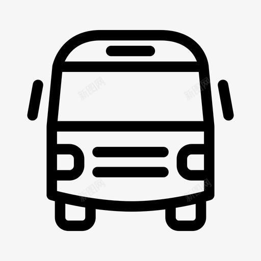 巴士城市巴士旅游巴士图标svg_新图网 https://ixintu.com 交通工具 城市巴士 巴士 旅游巴士 车辆