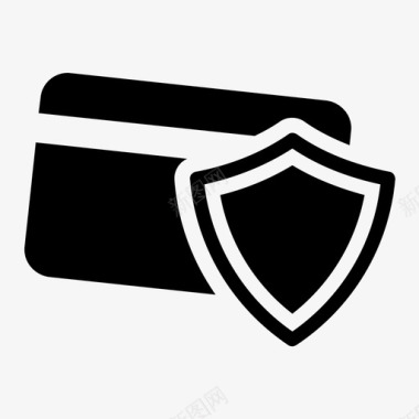 安全卡购买信用卡图标图标