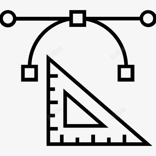 美国贝塞尔工具平面图标svg_新图网 https://ixintu.com 1400网页和搜索引擎优化平面线图标 photoshop 平面设计 美国设计 贝塞尔工具 钢笔工具