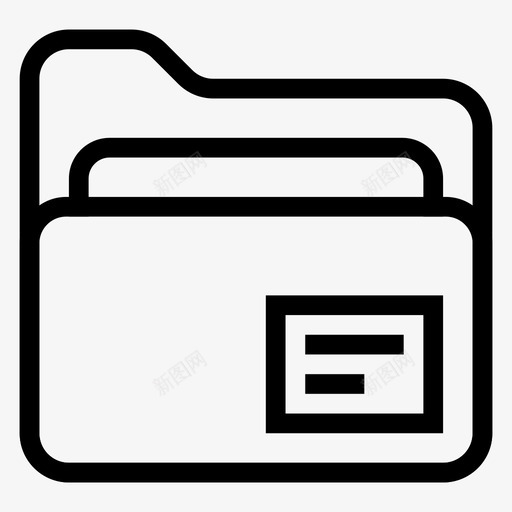 文件目录文件箱图标svg_新图网 https://ixintu.com 公文包 夹套 文件 文件和文件夹行图标 文件夹 文件箱 目录
