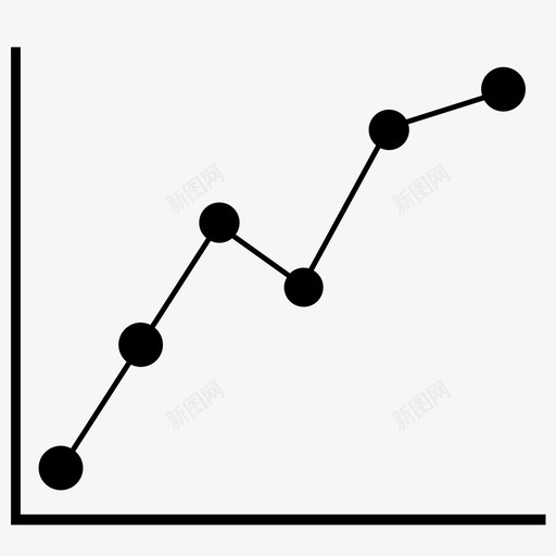 折线图图表图形图标svg_新图网 https://ixintu.com 图形 图表 折线图