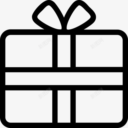 礼品盒庆祝活动派对图标svg_新图网 https://ixintu.com 圣诞礼物 庆祝活动 派对 爱情和婚礼系列图标 礼品盒 礼物