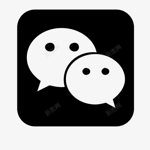 微信2svg_新图网 https://ixintu.com 微信2