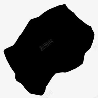 莱索托非洲国家图标图标