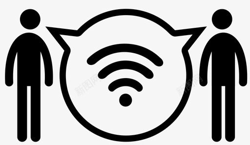 群wifi协议决策图标svg_新图网 https://ixintu.com 决策 协议 多数 扬声器 群wifi 顺序