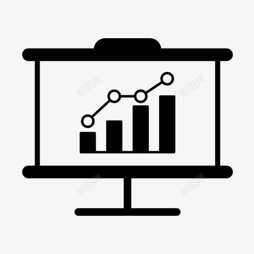 条形图业务关联图标svg_新图网 https://ixintu.com 业务 关联 折线图 文档集合 条形图 演示文稿