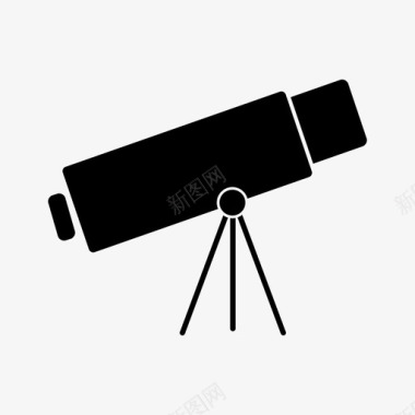 望远镜距离观测图标图标