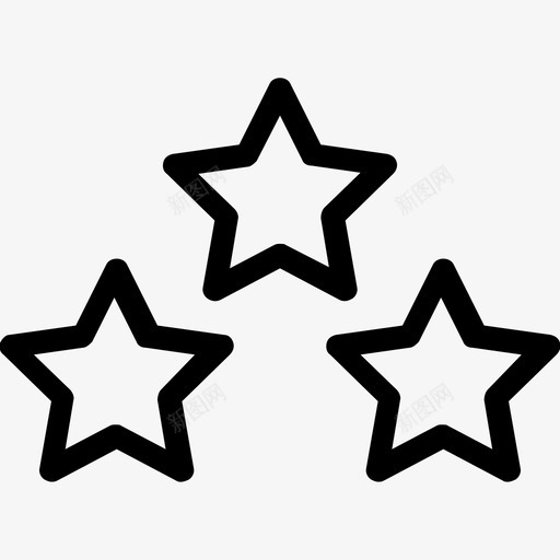 明星装饰质量图标svg_新图网 https://ixintu.com 医疗线图标 成功 排名 明星 装饰 质量