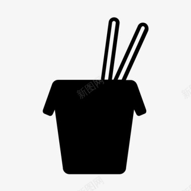 外卖筷子食品图标图标