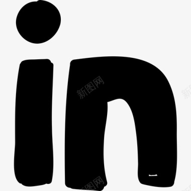 Linkedin徽标社交儿童界面图标图标