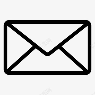 电子邮件联系人信封图标图标