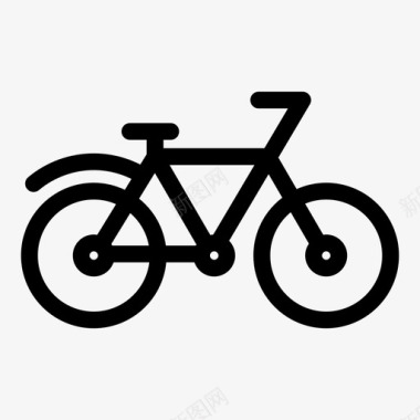 自行车山地车运动图标图标