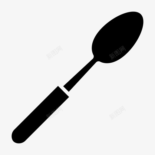 勺子餐具厨房图标svg_新图网 https://ixintu.com 勺子 厨房 厨房和食物 餐具 饭菜