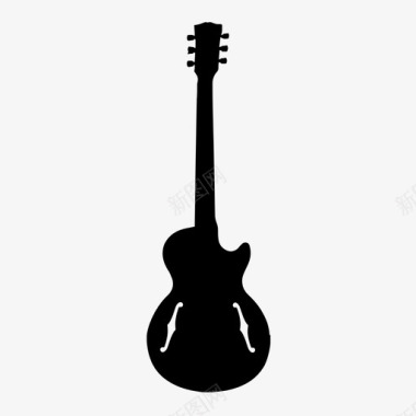 吉他听力乐器图标图标