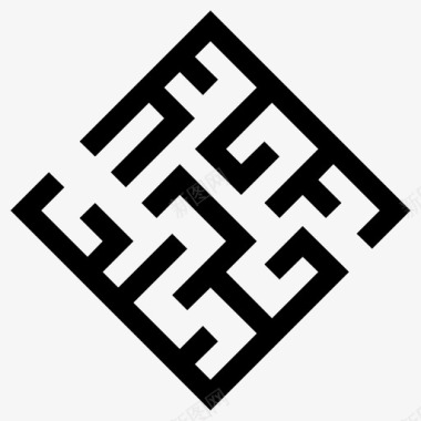 大胆迷宫迷宫网络图标图标
