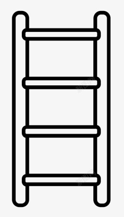乘梯安全梯子安全梯踏步梯图标高清图片