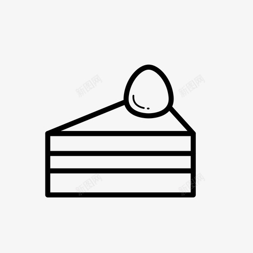 生日蛋糕食物草莓图标svg_新图网 https://ixintu.com 生日蛋糕 草莓 食物