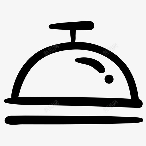 clochedoodle餐饮服务图标svg_新图网 https://ixintu.com cloche doodle doodle商业商店财务 餐厅 餐饮服务
