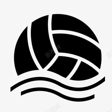 icon-39-volleyball-water图标