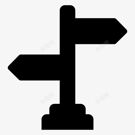 箭头方向地图图标svg_新图网 https://ixintu.com 地图 方向 移动 箭头 路线 酒店和餐厅标志符号