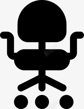办公椅椅子工作图标图标