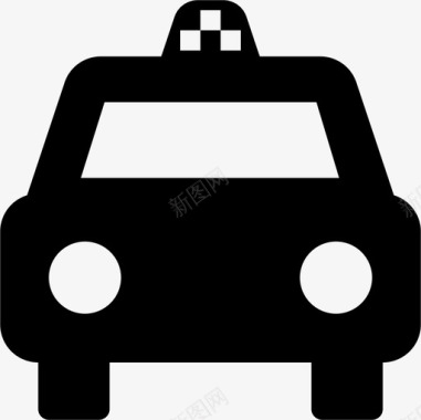 出租车交通工具传递图标图标
