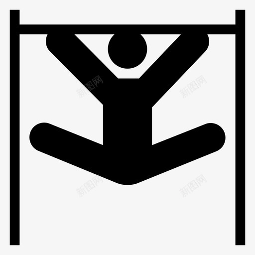 体操杂技锻炼图标svg_新图网 https://ixintu.com 体操 体育健身符号图标 杂技 锻炼