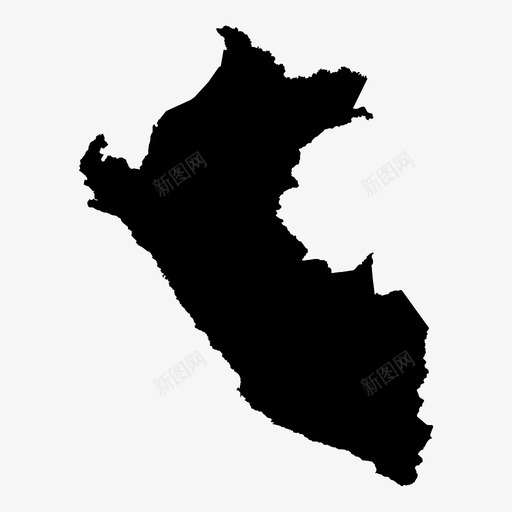 秘鲁地图美洲利马图标svg_新图网 https://ixintu.com 利马 南部 国家 秘鲁地图 美洲