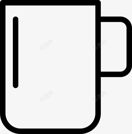 马克杯咖啡饮料图标svg_新图网 https://ixintu.com 厨房饮料 咖啡 水 玻璃杯 苏打水 食物 饮料 马克杯