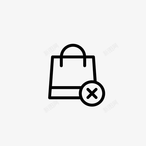 删除购物袋添加删除购物袋图标svg_新图网 https://ixintu.com 删除购物袋 添加删除购物袋