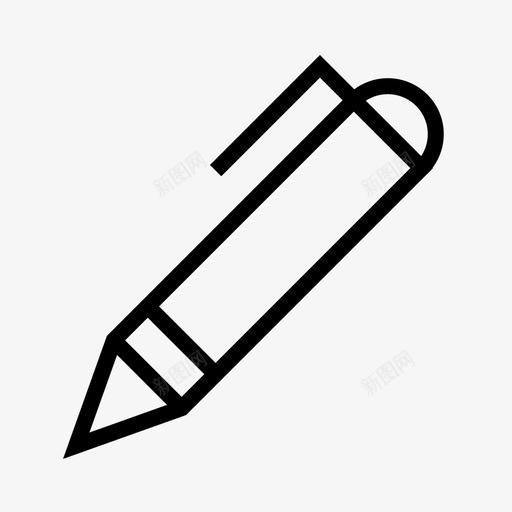 钢笔编辑写作图标svg_新图网 https://ixintu.com 写作 编辑 钢笔 铅笔和钢笔